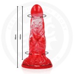 ÃPICO - DILDO AGNIS CRIMSON FIRE